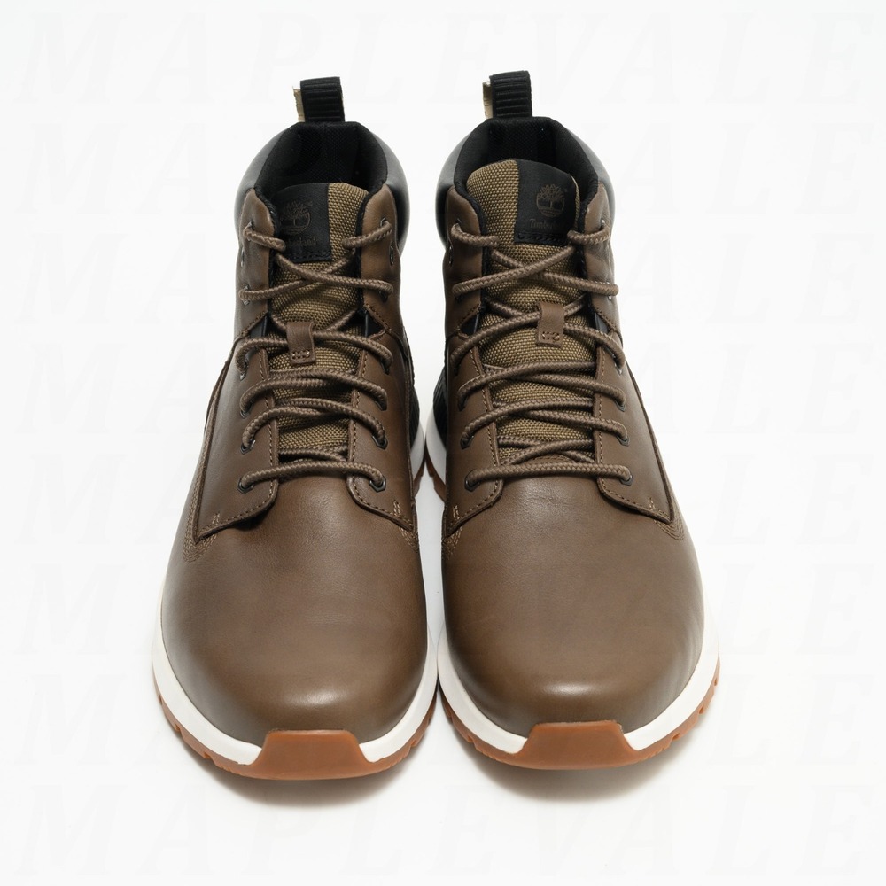 Timberland Killington Trekker Mens Sz 12 Mid Lace Sneaker Brown Full Grain Boots - Picture 8 of 10